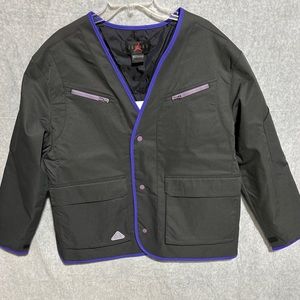 Jordan  Women's 23 Engineered Jacket Men’s Size M Black Concord Button Down New